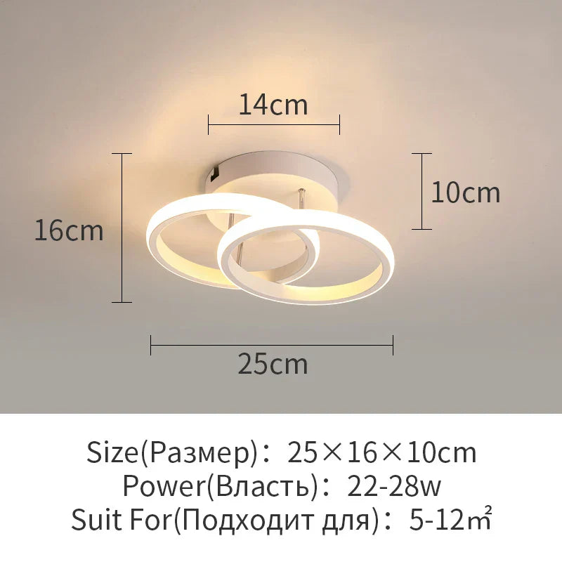 DecorBites™ LED Surface Mounted Aisle Ceiling Lights for Home Lighting