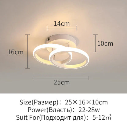 DecorBites™ LED Surface Mounted Aisle Ceiling Lights for Home Lighting