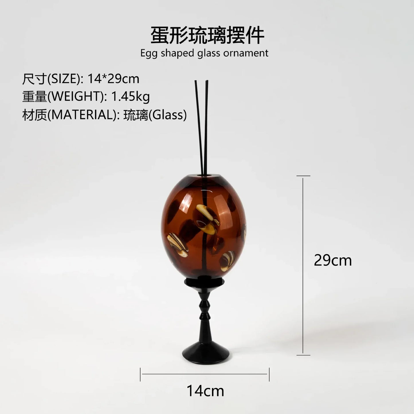 DecorBites™ Jarrón de cristal geométrico circular con candelabro para decoración del hogar