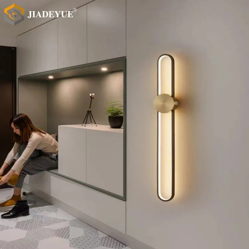 Lámpara de pared LED larga DecorBites™ para sala de estar, mesilla de noche o pared trasera del televisor