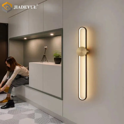 Lámpara de pared LED larga DecorBites™ para sala de estar, mesilla de noche o pared trasera del televisor