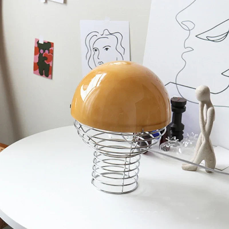 DecorBites™ Glass Table Lamp Homestay Retro Decoration Bedside Living Room Children's Bedroom