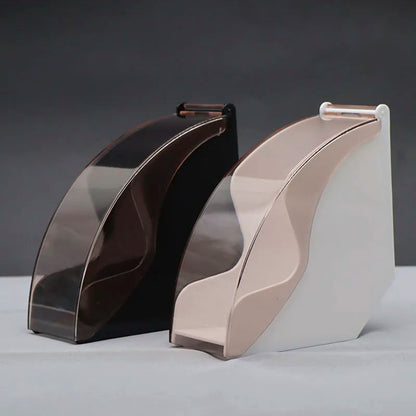 Decorbites™ Kaffeefilter-Spender mit Acryl-Abdeckung: Hochwertiges Barista-Regal für Kaffeefilterpapier.