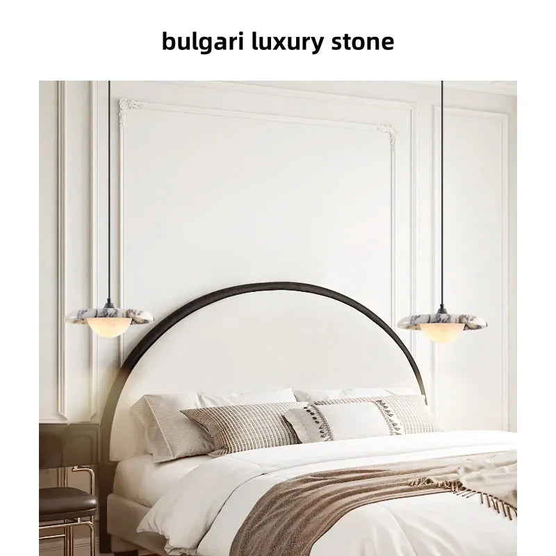 مصباح معلق LED كروي مطبوع بتقنية ثلاثية الأبعاد من DecorBites™ لديكور المنزل وإضاءة المطبخ