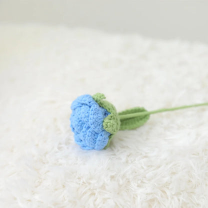DecorBites™ Knitted Rose Bouquet DIY Crochet Wedding Mother's Day Gift