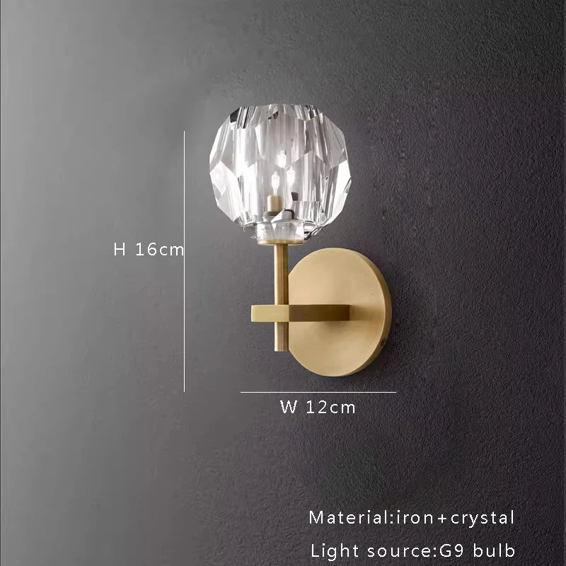 DecorBites™ Black Bronze Copper Crystal Chandelier Lights for Kitchen Island Dining Decor