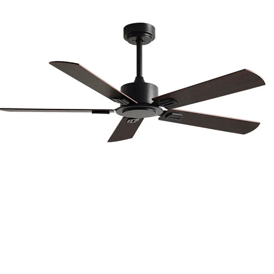 DecorBites™ 56" Industrial Style Black Ceiling Fan with Remote Control for Indoor Rooms