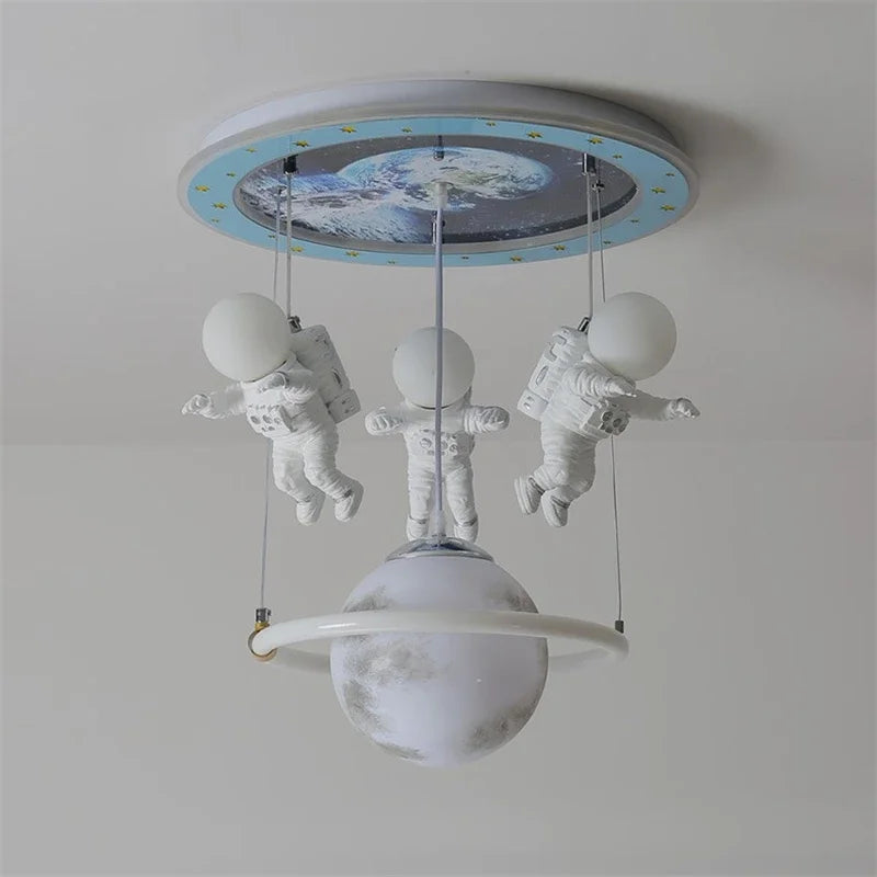 DecorBites™ Astronaut LED Ceiling Light for Children's Room Fixtures