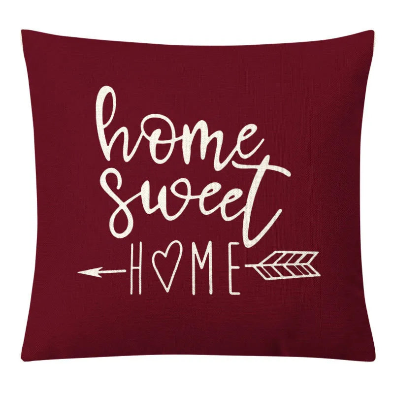 غطاء وسادة من الكتان الأصفر الهندسي من DecorBites™ للديكور العصري 45×45 سم