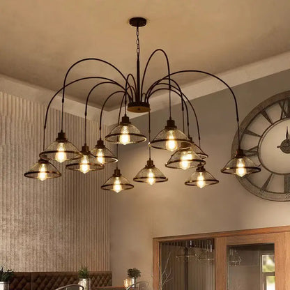 DecorBites™ Industrial Pendant Lamp for Living Room Dining Bar Cafe Loft Retro Chandelier