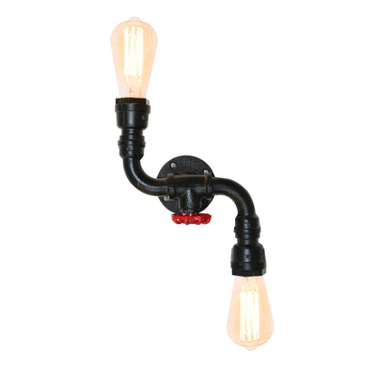 Decorbites™ Industrielle Eisen-Rost-Wasserrohr-Wandlampe Vintage E27 Wandleuchte Armatur