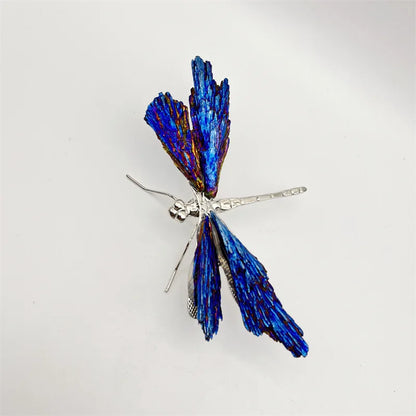 DecorBites™ Crystal Dragonfly Handmade Natural Crystal Decorative Figurines