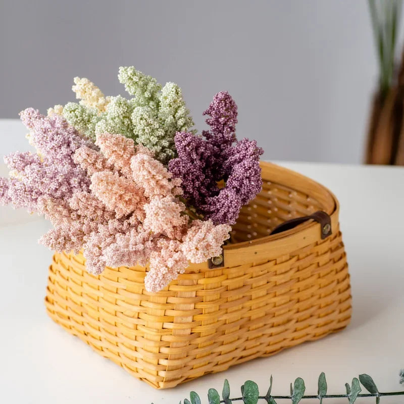 Decorbites™ Lavendel-Künstliche-Blüten-Bündel für Wanddekoration und DIY-Vasen-Bouquet