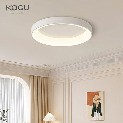 DecorBites™ LED Ceiling Lights: White Grey Modern Design, Dimmable for Living Room Bedroom Dining