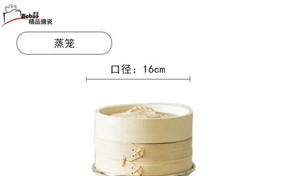 DecorBites™ Enamel Stock Pot with Lid, 1.5L Multi-Purpose Cooking Pot for Kitchen Soups and Porridge