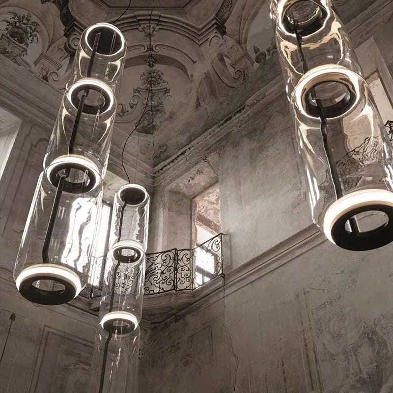 Lámparas de Colgante de Candelabro Moderno de Vidrio Pesado Decorbites™ para Sala de Estar, Comedor y Tienda