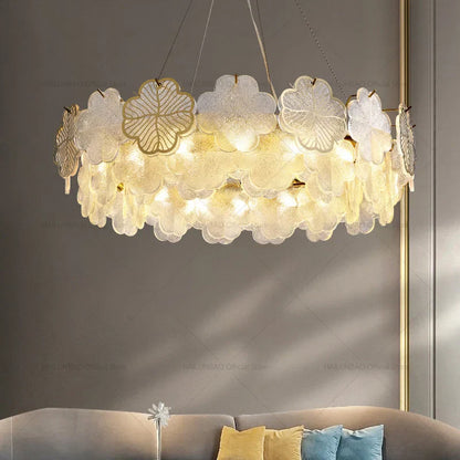 DecorBites™ Crystal Chandelier: French Modern Light Luxury for Living Room, Dining Room, Bedroom