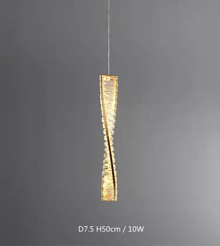 DecorBites™ Crystal Gold Wall Lamp Dimmable Steel Sconces Luxury Indoor Light Fixture