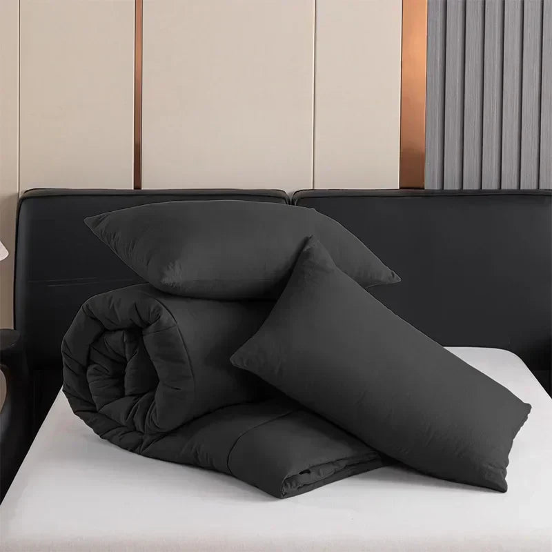 Juego de edredón acolchado DecorBites™ para todas las estaciones - Manta suave y duradera tamaño Queen/King