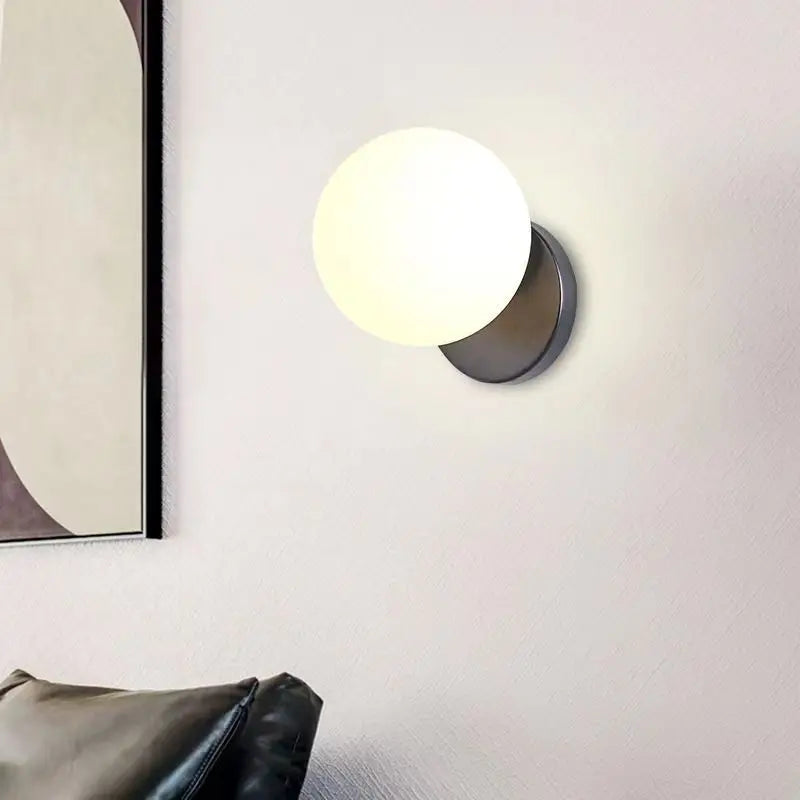 Decorbites™ Gold-Glas-Kugel-LED-Wandleuchte für Wohnzimmer, Schlafzimmer und Badezimmer-Dekoration