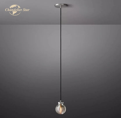 DecorBites™ Crystal Pearl LED Chandelier for Bedroom Dining Kitchen - Modern Small Hanging Pendant Light Fixtures