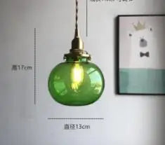 ديكوربايتس™ مصابيح معلقة زجاجية زرقاء لغرفة النوم وغرفة الطعام وغرفة المعيشة