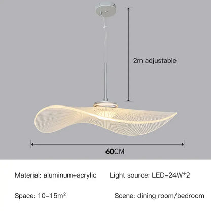 DecorBites™ Lotus Leaf Pendant Lights: Modern Acrylic Charm for Home Decor