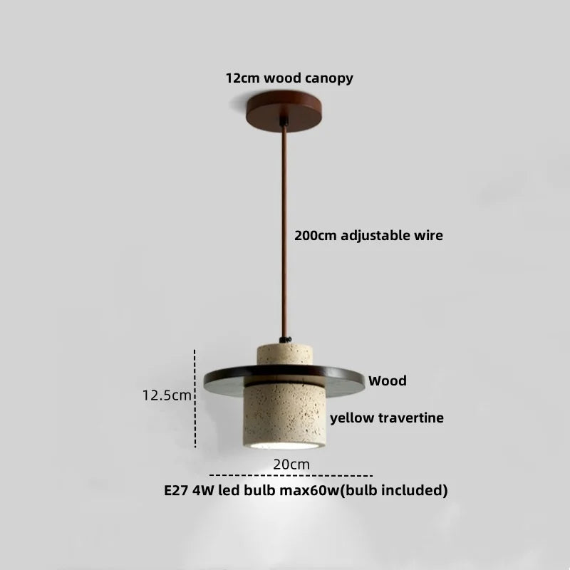 DecorBites™ Cave Stone LED Pendant Lamp - Nordic Modern Hanging Light