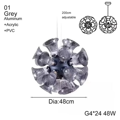 DecorBites™ Designer Luxury Chalice Lamp for Living Room Bedroom Hotel Project Décor Home LED Suspension Luminaire