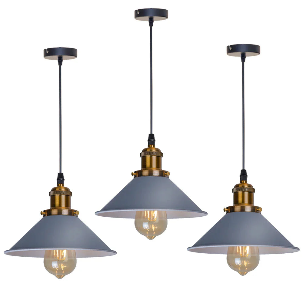 DecorBites™ Industrial Retro LED Hanging Chandelier Pendant Light for Home Dining, Bar, and Restaurant Décor