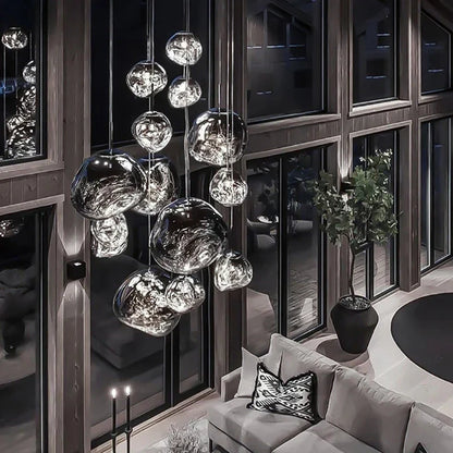 DecorBites™ Glass Pendant Lights: Nordic Kitchen Bedroom Living Room Dining Chandeliers Fixture