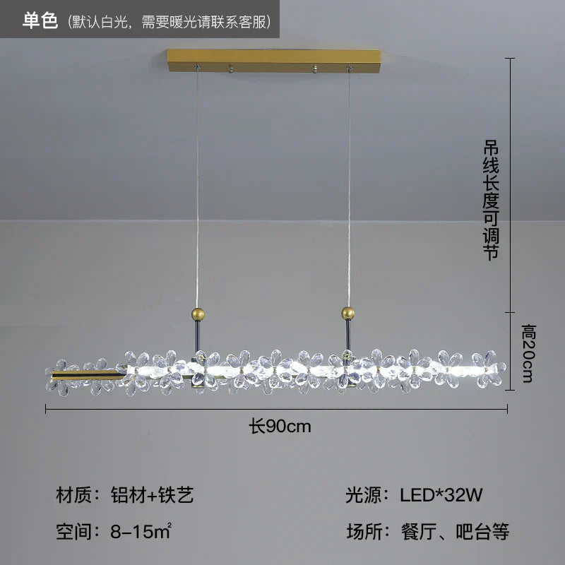 DecorBites™ Gold Crystal Ring Chandelier Pendant Light, Luxury Modern Design for Home Décor