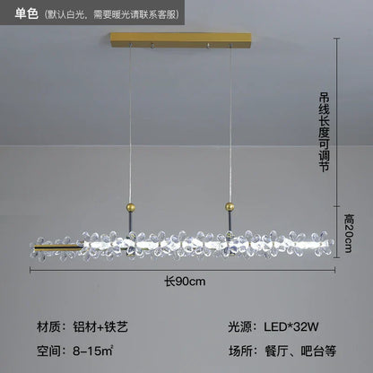 DecorBites™ Gold Crystal Ring Chandelier Pendant Light, Luxury Modern Design for Home Décor