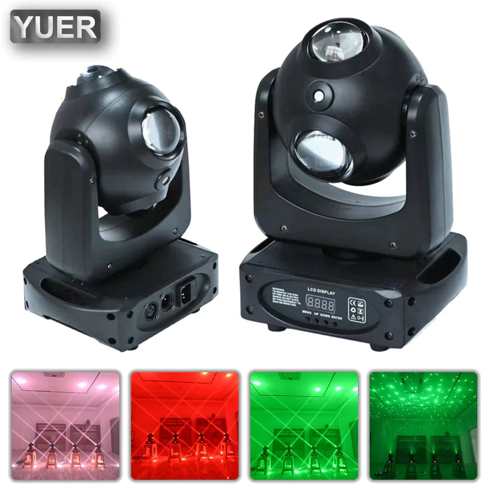 DecorBites™ Laser LED Strobe Moving Head Light for Party Club Wedding Disco