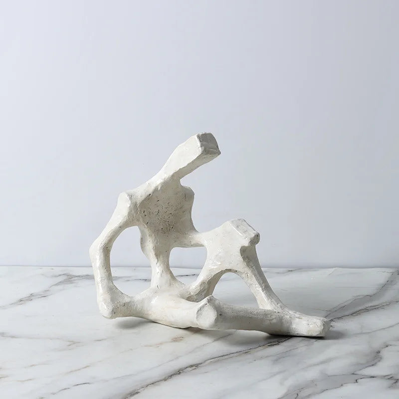 ديكوربايتس™ - منحوتة هيكل عظمي تجريدية | ديكور منزلي