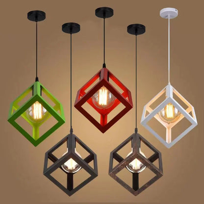 DecorBites™ Elegant Square Chandelier by Artful Design - Stylish Ceiling Light for Kitchen & Bedroom