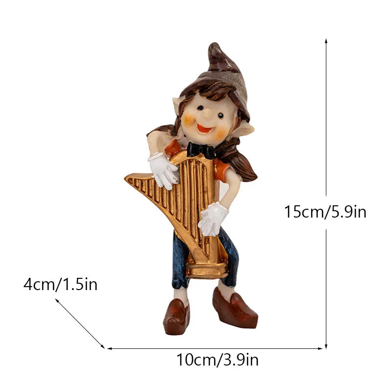 DecorBites™ Clown Resin Art Statue Figure for Interior Decor and Home Spirit