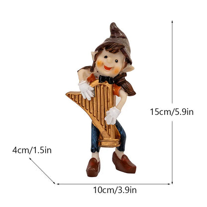 DecorBites™ Clown Resin Art Statue Figure for Interior Decor and Home Spirit