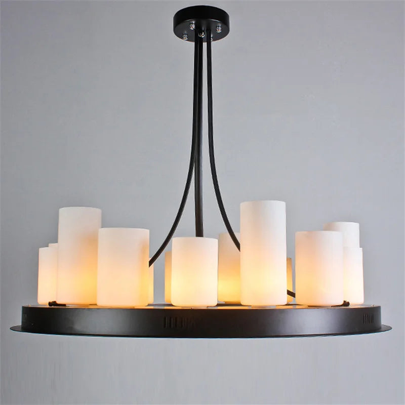 DecorBites™ Glass LED Chandelier - Stylish Lighting for Home Decor & Dining Room