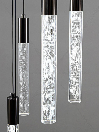 DecorBites™ Crystal Living Room Hotel Chandelier | Luxury Pendant Lamp for Kitchen Staircase