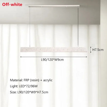 DecorBites™ LED Strip Chandelier Pendant Lights for Dining Room and Bar