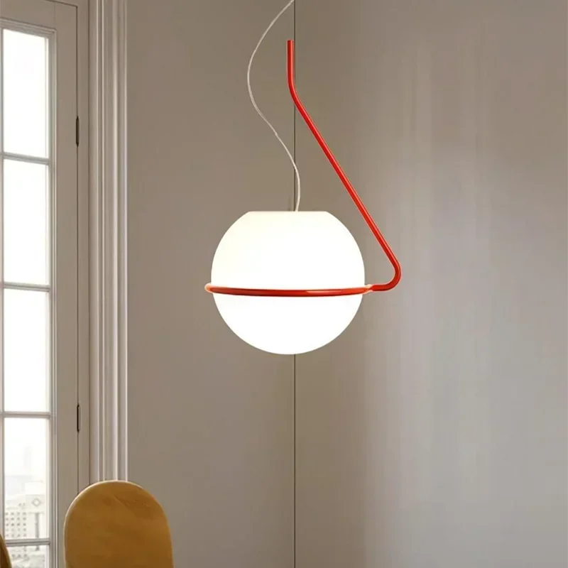 Lámpara colgante DecorBites™ con globo de cristal para dormitorio, sala de estar o isla de cocina