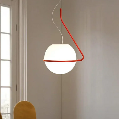 Lámpara colgante DecorBites™ con globo de cristal para dormitorio, sala de estar o isla de cocina