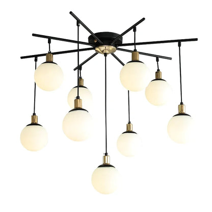 ثريا DecorBites™ المصنوعة من جزيئات كرات الزجاج الفني لغرفة المعيشة، وغرفة الأطفال، وغرفة الدراسة، وديكور المنزل