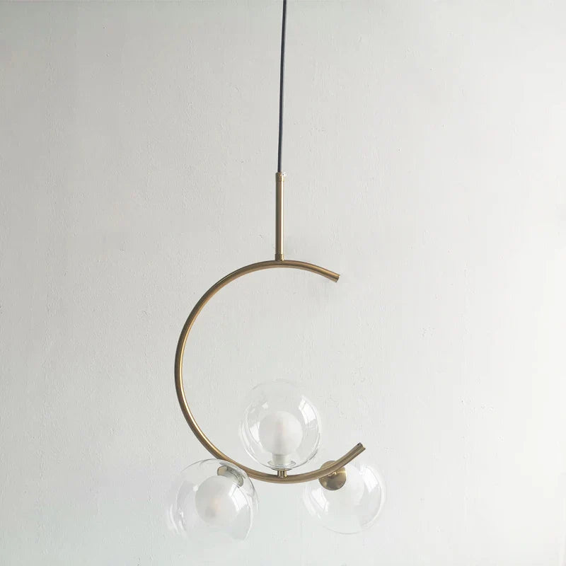 Lámpara de araña LED con bola de cristal DecorBites™ para comedor, cocina, dormitorio o bar.