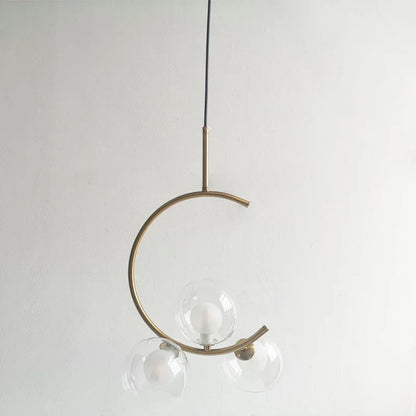 Lámpara de araña LED con bola de cristal DecorBites™ para comedor, cocina, dormitorio o bar.