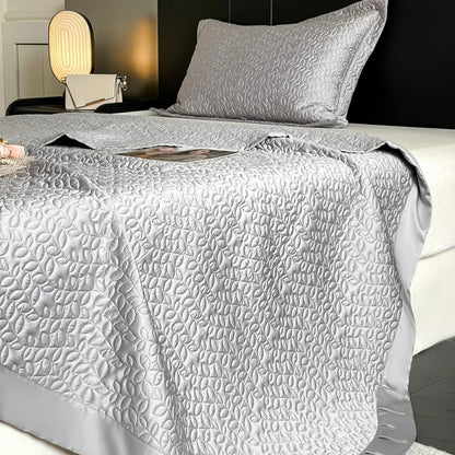 Decobites Lyocell Eucalyptus Fiber Quilted Bedspread - Soft Cool Feeling Bed Cover for Summer