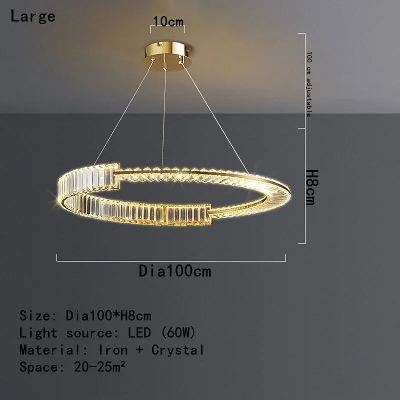 Lámpara de techo LED de cristal DecorBites™ 2025: Elegante luz de techo para el hogar, hoteles y cocinas.