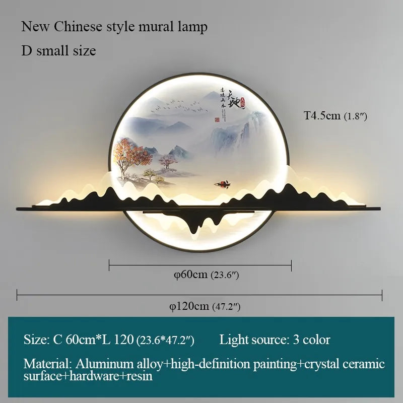 DecorBites™ Landscape LED Wall Picture Light for Home Living Bedroom Study