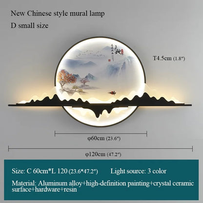 DecorBites™ Landscape LED Wall Picture Light for Home Living Bedroom Study